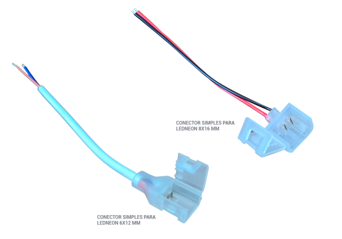 conector simples para ledneon